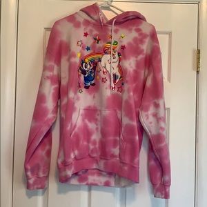 Lisa Frank Pink pullover hoodie
